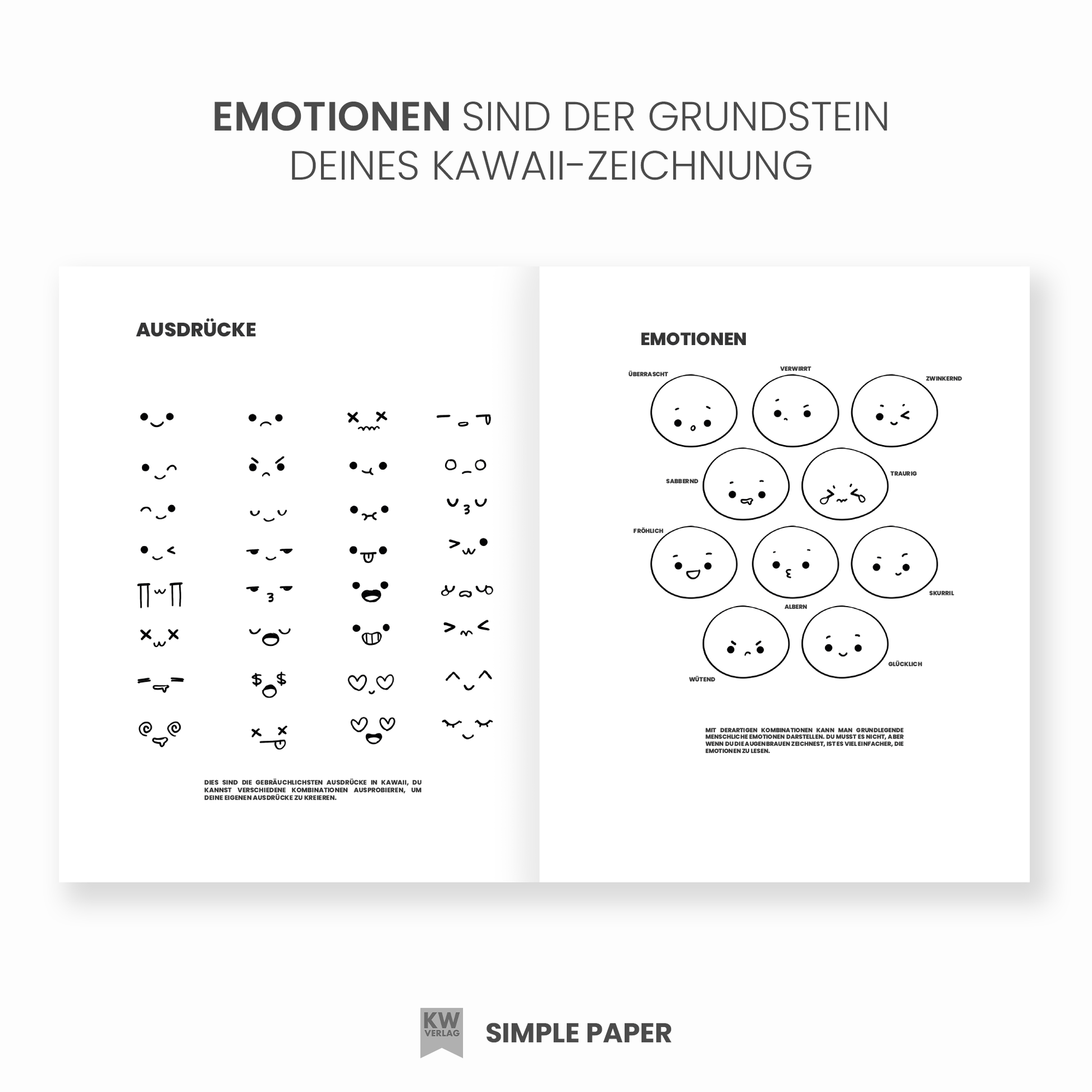 Kawaii Zeichenbuch - SimplePaper