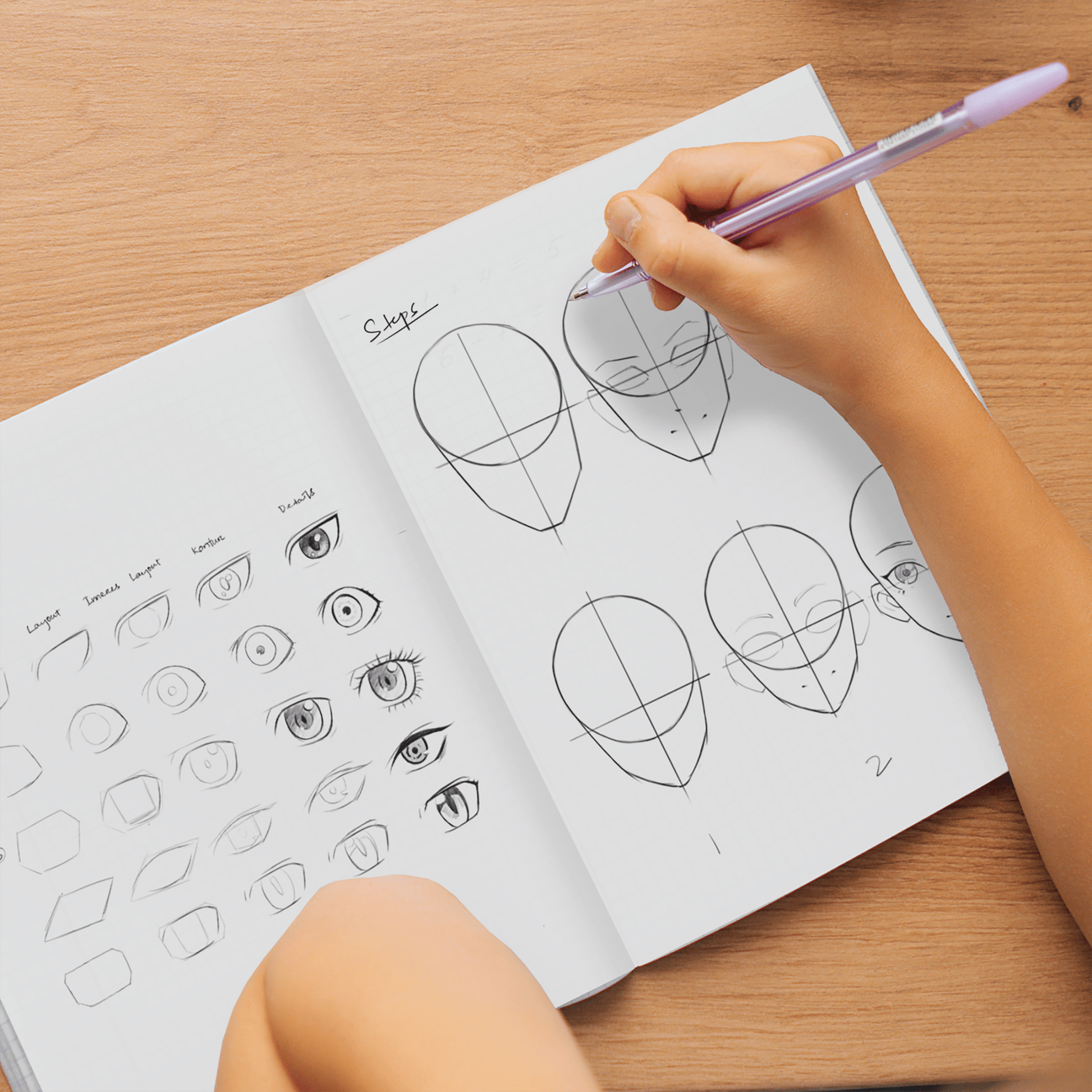 Manga Zeichnenbuch - SimplePaper