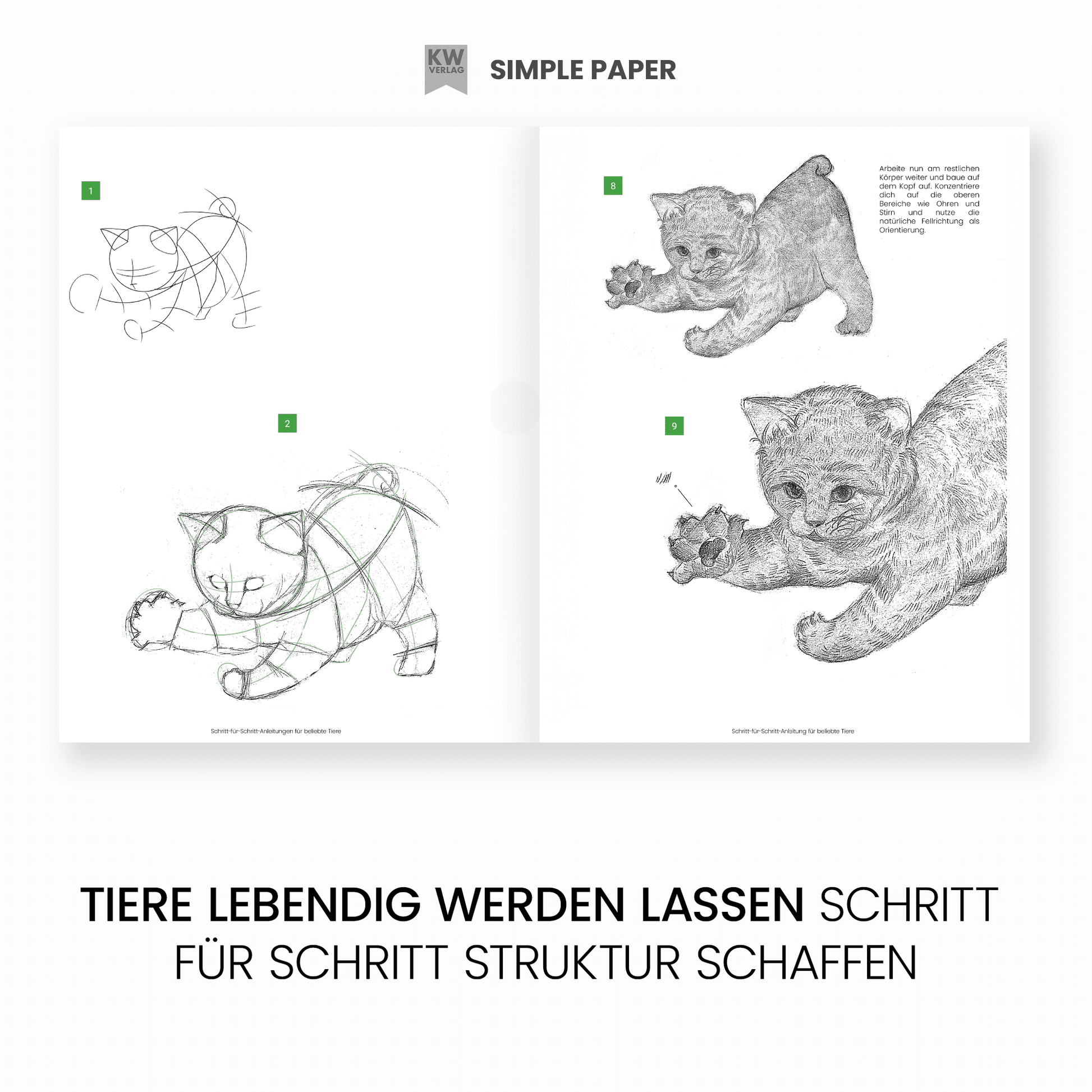 Tiere zeichnen lernen - SimplePaper