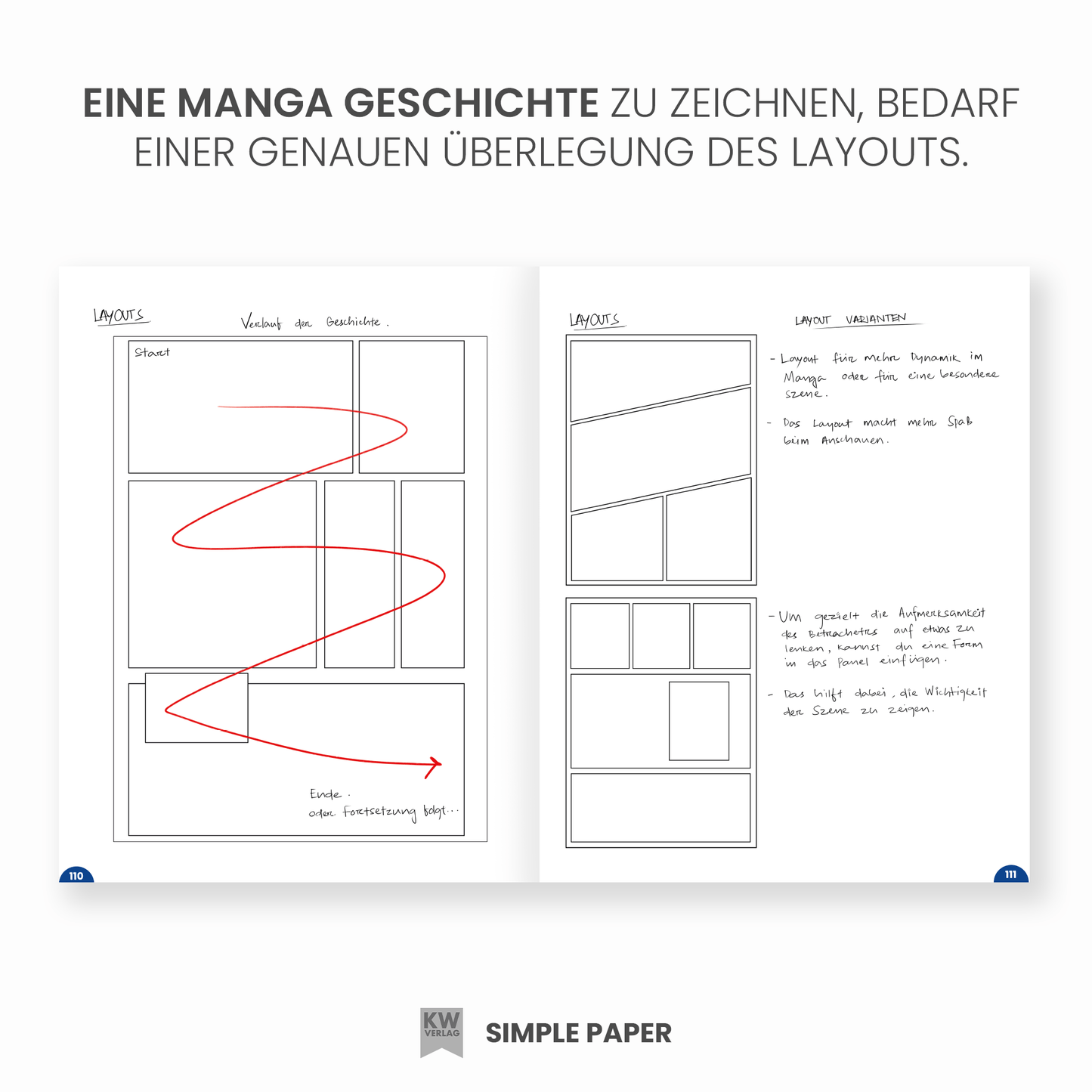 Manga Zeichnenbuch - SimplePaper